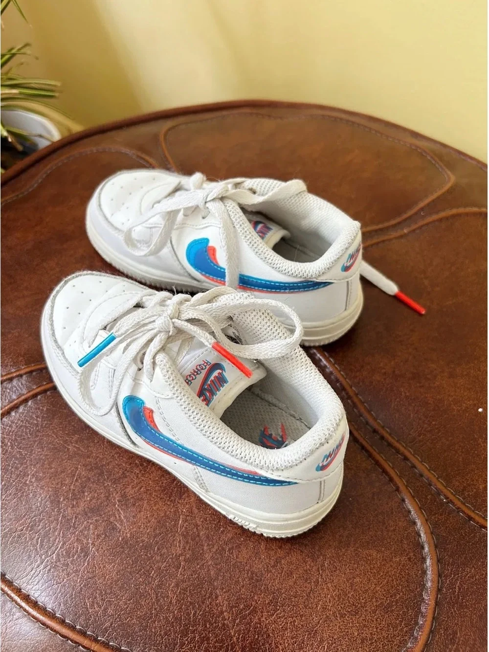 Nike Air Force Low 1s in 3D glasses
